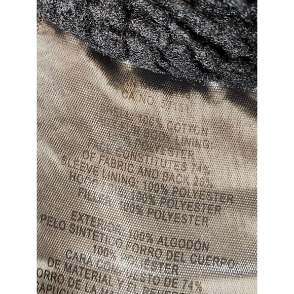 Levi's Washed Cotton Hooded Military Jacket – Men's Size 2XL Black - Picture 8 of 8